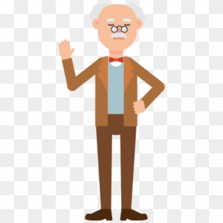 Professor Shaking His Head Cartoon, HD Png Download