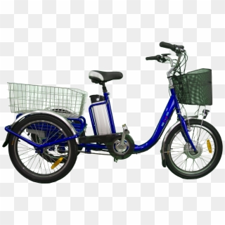E-go Electric Tricycle In Blue, HD Png Download