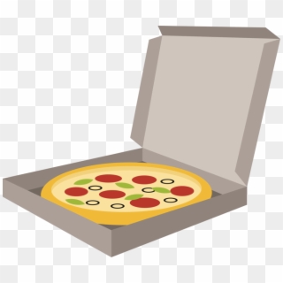 896 X 750 0 - Pizza In A Box Clipart Png, Transparent Png
