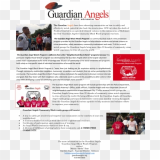 Guardian Angel Watch - Flyer, HD Png Download