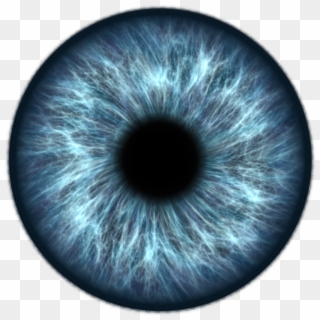 Crazy Eye Png Transparent Background - Blue Eye Iris, Png Download