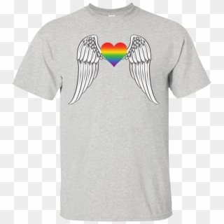 Gay Pride Guardian Angel Shirt - Influence Of A Good Teacher Can Never, HD Png Download