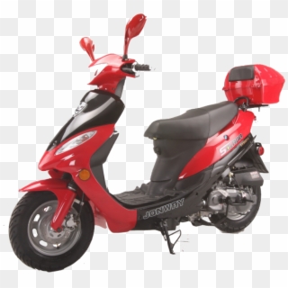 50cc Red Scooter, HD Png Download