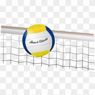 Volleyball, Beach Volleyball, Ball, Net, HD Png Download