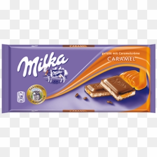 Click Image For Gallery - Milka Caramel Chocolate, HD Png Download