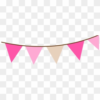 Cropped Free Bunting Banner Clip Art Flag Bunting Banner - Triangle Banner Transparent Background, HD Png Download