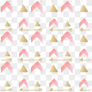 Tribal Pink Gold Arrows Fabric Wallpaper - Paper, HD Png Download