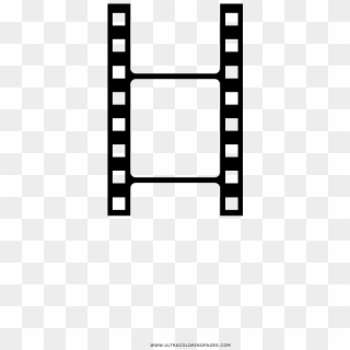 Film Strip Coloring Page - Line Art, HD Png Download