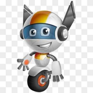Robot Vector Cartoon Character Design - Robot Character Design Animation, HD Png Download