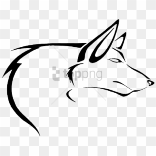 Free Png Wolf Tattoo Simple Png Image With Transparent - Wolf Tattoo Designs, Png Download