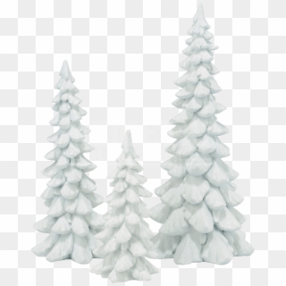 White Holiday Trees - Christmas Tree, HD Png Download