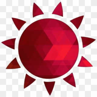 #sun #sol #star #estrella #red #rojo #circle #círculo, HD Png Download