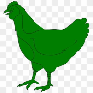 Chicken Clipart Png - Green Chicken Png, Transparent Png