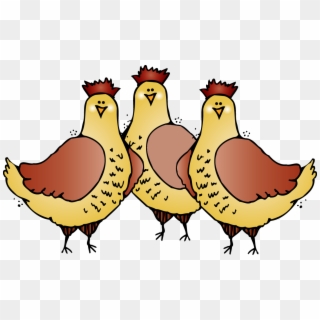 Chicken Clipart Christmas - 3 French Hens Clipart, HD Png Download