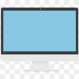 Computer Animated Png - Imac Flat Png, Transparent Png