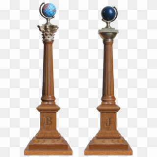 Both Full Size Png, Right Click Here And Choose Save - Masonic Art Pillars, Transparent Png