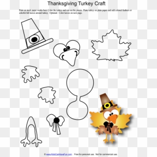 Thanksgiving Turkey Craft Thanksgiving Banner, Thanksgiving, HD Png Download