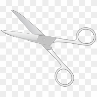Cut,icon Vector Graphics - Scissors White, HD Png Download