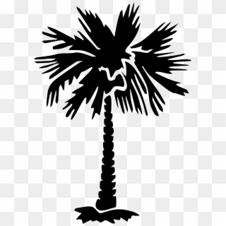 Palm Tree Silhouette Palm, HD Png Download