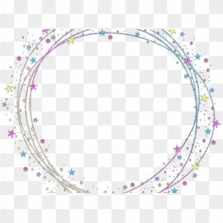 Glitter Clipart Picture Frame - Glitter Circle Frame Png, Transparent Png