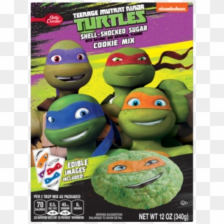 Teenage Mutant Ninja Turtles Birthday Invitations Betty - Ninja Turtle Cookies, HD Png Download