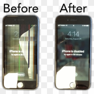 Take A Look At These Before And After Photos To See - Iphone, HD Png Download