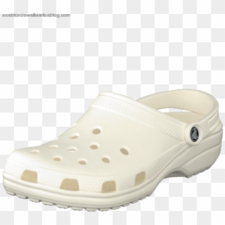 Men's Crocs Classic White - Slip-on Shoe, HD Png Download