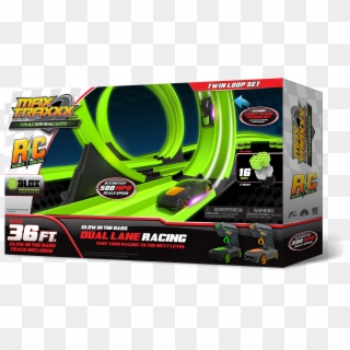 Skullduggery Speed Racer - Max Traxxx Tracer Remote-control Infinity Loop Set, HD Png Download