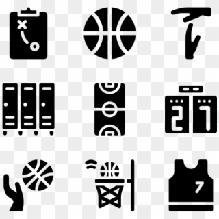 Solid Basketball Elements - Playground Icon, HD Png Download