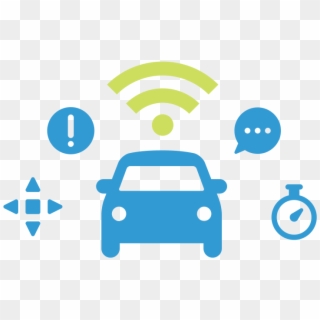 Connected Car Icon Png, Transparent Png