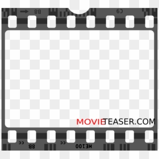 How To Set Use Movie Teaser Clipart - Film Strip Template, HD Png Download