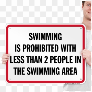 Swimming Prohibited Tennessee Pool Sign - Sign, HD Png Download