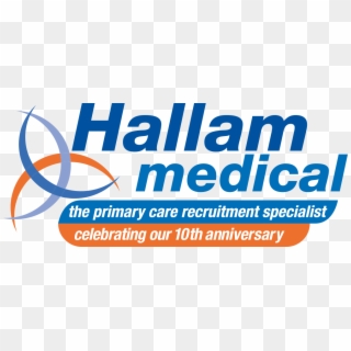 Hallam Medical 10th Anniversary Logo, HD Png Download