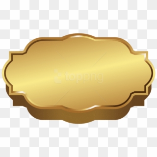Free Png Download Golden Label Template Clipart Png, Transparent Png