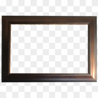 This Wide, Medium Brown Frame Will Take Your Large - Picture Frame, HD Png Download
