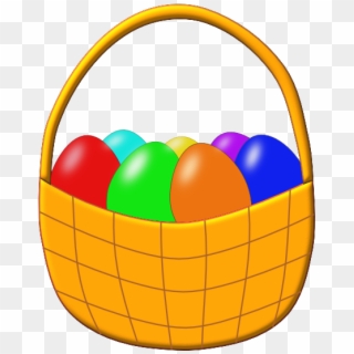 Easter Basket Png Free Download - Cute Easter Basket Clipart, Transparent Png