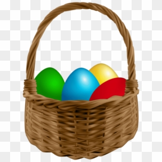Download Easter Basket Png Images Background - Basket Easter Png, Transparent Png