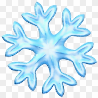 Snowflake Whatsapp Emoji, HD Png Download