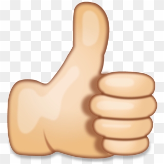 Hand Emoji Clipart Point - Thumbs Up Emoji Png, Transparent Png
