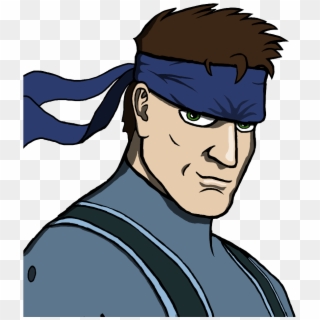 Solid Snake - Cartoon, HD Png Download
