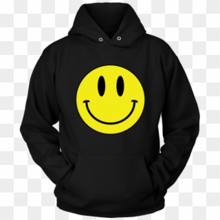 Big Smiley Face Emoji Unisex Hoodie - Gtr, HD Png Download