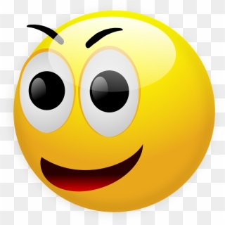 Angry Emoji Clipart Orange Smiley Face - Smiley Face 3d Png, Transparent Png