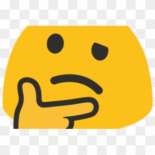Thinking Face Emoji Thinking Emoji Copy, HD Png Download