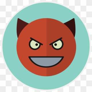 Open - Devil Flat Icon, HD Png Download