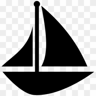 Sail Clipart Lil Boat - Ship Clipart Black, HD Png Download