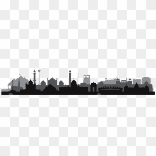 India Skyline Png - India Skyline Silhouette Png, Transparent Png