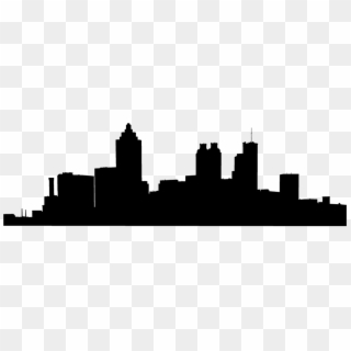 The Zen Of Skyline Silhouettes - Atlanta City Silhouette Png, Transparent Png