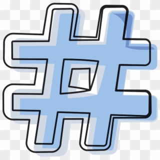 #hashtag - Cross, HD Png Download
