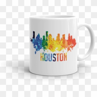 Houston Texas City Skyline Coffee Mug - Coffee Cup, HD Png Download
