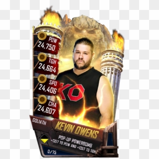 Kevinowens S4 20 Goliath - Wwe Supercard Goliath Cards, HD Png Download